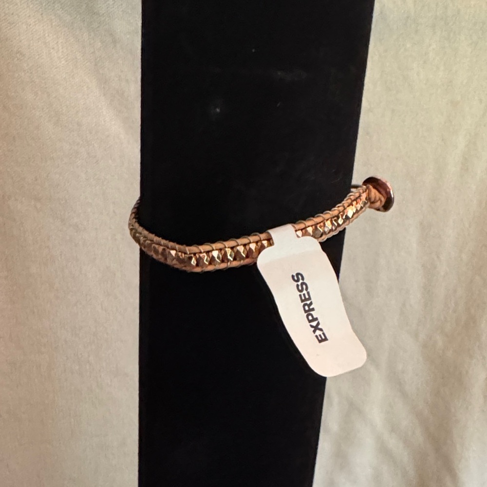 Express Gold Studded Bracelet - Picture 2 of 2
